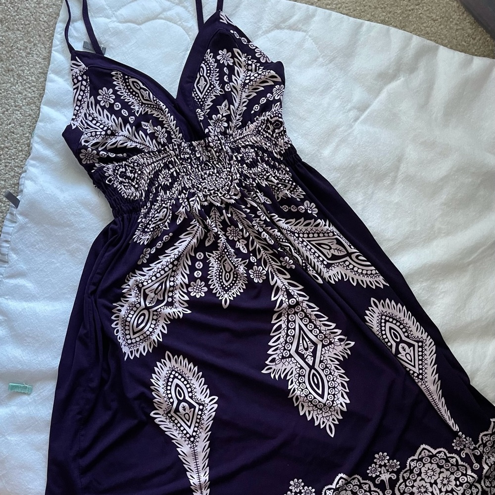 Beautiful purple violet dress Image